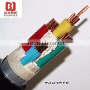 0.6/1kv Steel Tape Armoured Copper Core PVC Insulation Power Cable,power Cable 4*35mm2