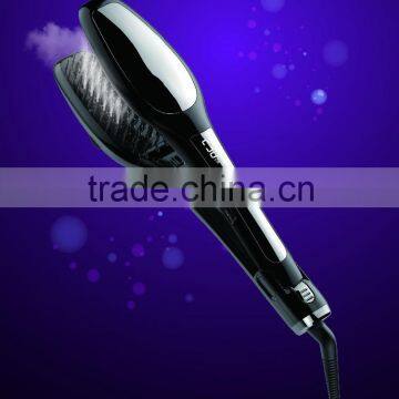 2016 lately design professional automatic electric steam Hair Straightener Comb with LCD display