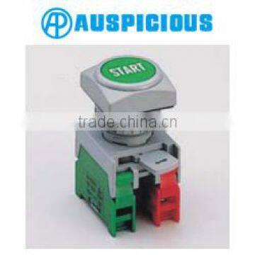 22mm IP65 Waterproof Square Head Momentary Push Button Switch (XBS22)