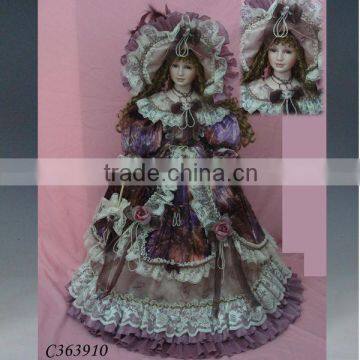 High Quality Lovely Porcelain Doll 36''