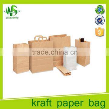 Brown kraft paper holiday kraft carry bag for shopping packaging                        
                                                Quality Choice