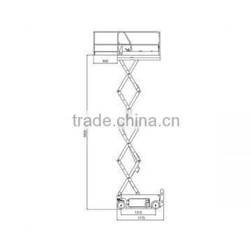 6m Lifting Height Hydraulic Scissor Lift