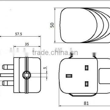 HF-FYD FY1203000 3 Pin Plug 12v Adapter