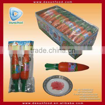 new shape carrot bottle sour powder candy