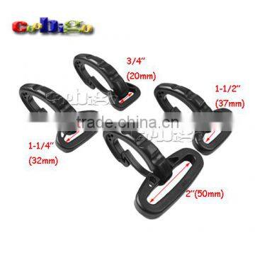 Heavy Duty Plastic Snap Hooks for Weave Paracord Lanyard Backpack Straps #FLC433-20B/32B/38B/50B