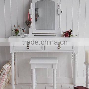 New arrival simple wood dressing table sets, bedroom furniture dresser in china