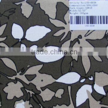 LINEN AND VISCOSE PRINTED FABRIC