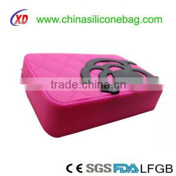 silicone cosmetic bag, hot selling cosmetic bag, fashion cosmetic bag