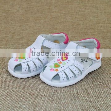 2016 new summer leather sandal factory direct foreign trade Baotou baby princess a generation of children's shoes