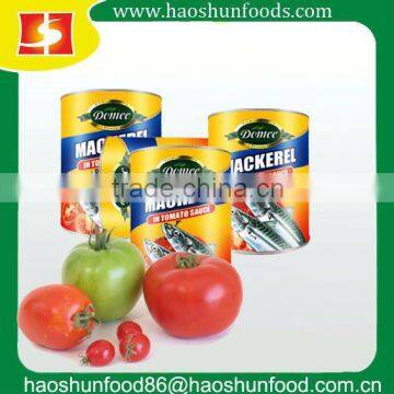 HACCP Canned Mackerel Fish In Tomato Sauce