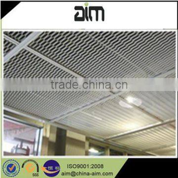 Aluminum Expanded Metal Ceilings/decorative metal grid ceiling