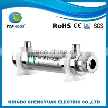 T209 New Desiger OEM 6W 0.5Gpm Stainless Steel Home Used Uv Ultraviolet Water Sterilizer