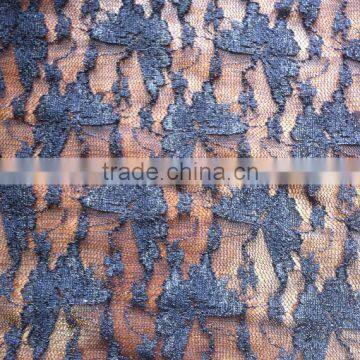 2059# butterfly lace fabric new design cheap lace fabric