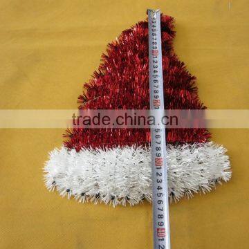 3D 13X10X5 PET Classic Santa Hat Christmas Hanging Decoration photo-5