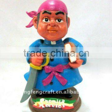 Polyresin Pirate Custom Bobble Head Craft