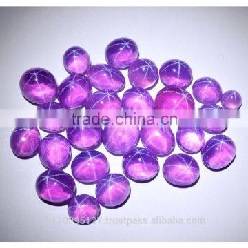 119.15 Ct Pink Star Sapphire 6 Rays Lab Created Stone