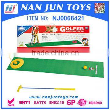 Wholesale plastic golf toy sport set toy golf cart for kids