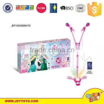 Popular plastic karaoke singing machine with flash karaoke machine