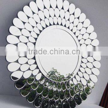 2014 new modern classic round wall decorative mirrored furniture