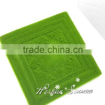 customer unique design patterns artificial moss lawn grass turf plastic mat with high quality