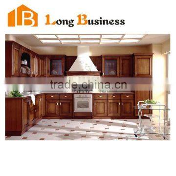 LB-JL1203 China Solid Wood Ready Made Kitchen Cabinets Made In China