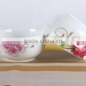 New bone china bowl, ceramic soup bowl, ceramic bowl made in china