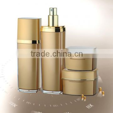 Distinctive Design Cosmetic Round /Flat Acrylic Airless dip Lotion Bottles and jars