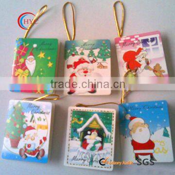 mini colorful paper christmas cards printing