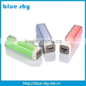 Hot selling power bank 2600mah for smartphone iPhone 4 iPhone 5 and support OEM logo for Christmas gift