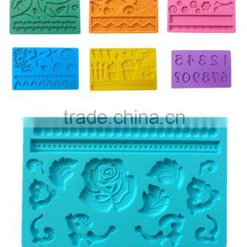 PVC and BPA Free Target audited supplier Factory directly sale silicone mold for fondant