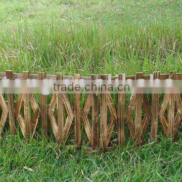 movable wooden garden fencing