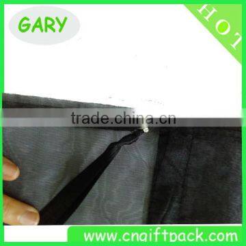 Black Big Custom Organza Bags Screen Printing 29*41cm photo-3