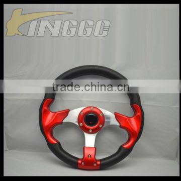 Good Performance universal sports steering wheel pu Leather wheel