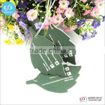 Various smells promotion custom hanging paper air freshener with logo