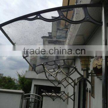 Outdoor New Design Manual Type Clear Plastic Polycarbonate Roof Gazebo photo-2