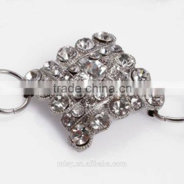 High Quality White Crystal Silver Waist Chain Models Brightness F1-80047 photo-2