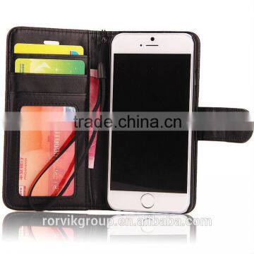 high quality book design case for iphone 6 case with card slot                        
                                                                                Supplier's Choice