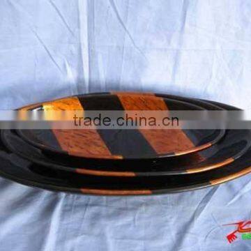 Sell Set Of Lacquer Oval Trays