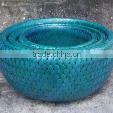 Rice bamboo basket, nice handwoven, flower storage basket strong storage basket made in Vietnam eco friendly