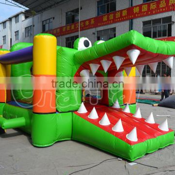 crocodile inflatable jumping air bouncer trampoline