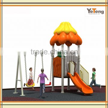 CE Factory Made Outdoor Kindergarten Kids Playground Equipment,Amusement Park With Swing And Slide