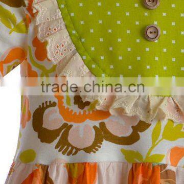 Wholesale Custom Outfit Clothing Set for Baby Children Girls Western Style Daily Costume photo-6