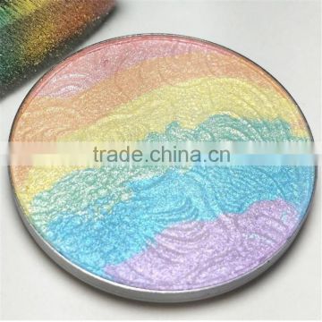 Natural looking long lasting smooth oil control colorful pressed powder compact wholesale