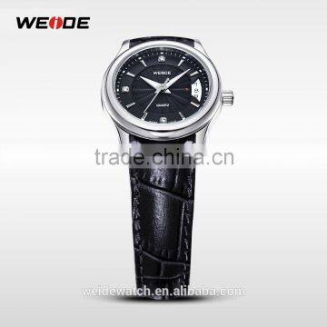New 2014 Fashion WEIDE Famous Brand Watch Women Luxury Watch Quartz Movement Waterproof Leather Strap Watches Relogio Feminino