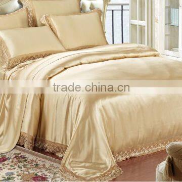 4pcs Classic Silk Bedding Sets Queen and King Size photo-2