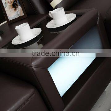 USA Cheap Red Leather Sectinal Sofa ON PROMOTION photo-3