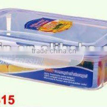 600ml lock plastic food container