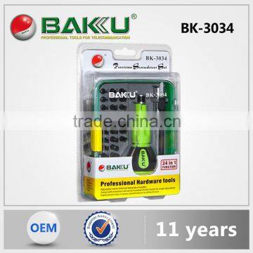 2015 new products 34 in1professional hardware mobile phone repairing tools for BAKU BK-3034