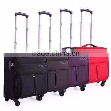 2016 High Quality Polyester Oxford Laptop Trolley Luggage Personal Computer Trolley Bag