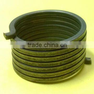 Square wire flat coil torsion spring